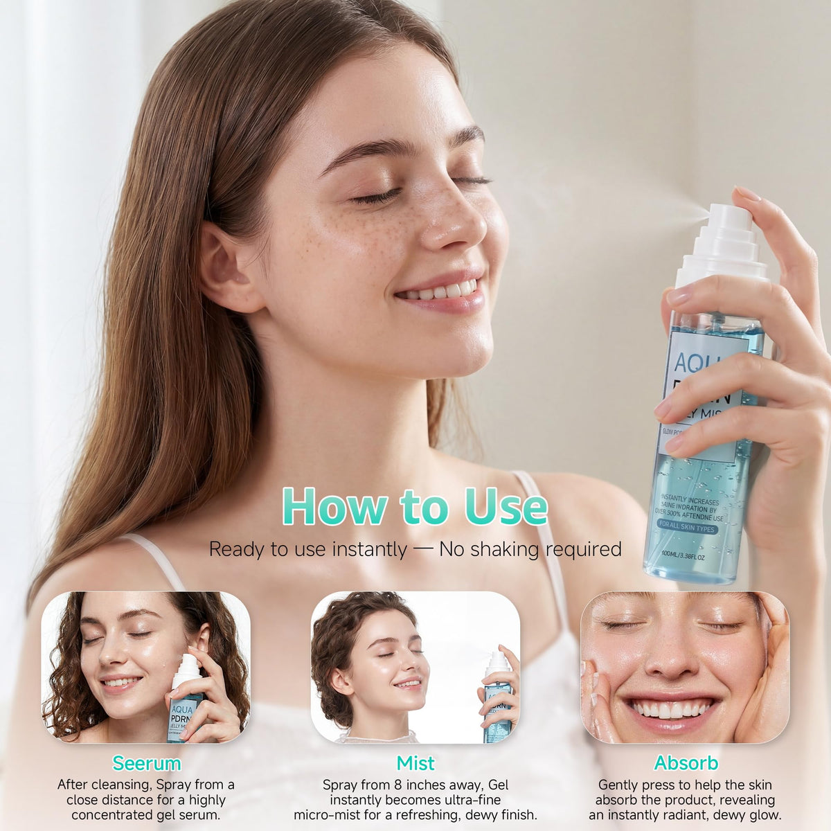 AexZzen spritz over makeup for dewy, non-smudging finish