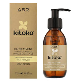 Affinage Kitoko front packaging showing bottle and pump for easy use