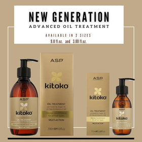 Affinage Kitoko label close-up showing key natural oils and protective benefits
