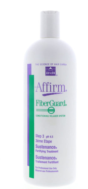 Affirm label close-up highlighting Fiber Strengthening Complex benefits