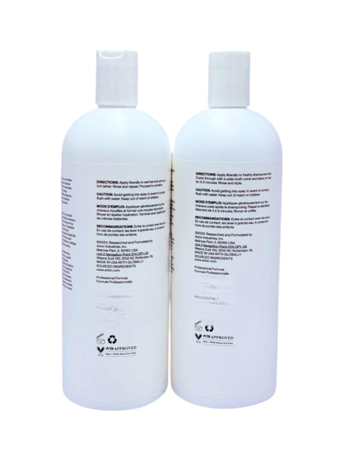 Affirm MoisturRight shampoo and conditioner in shower use demonstrating easy application