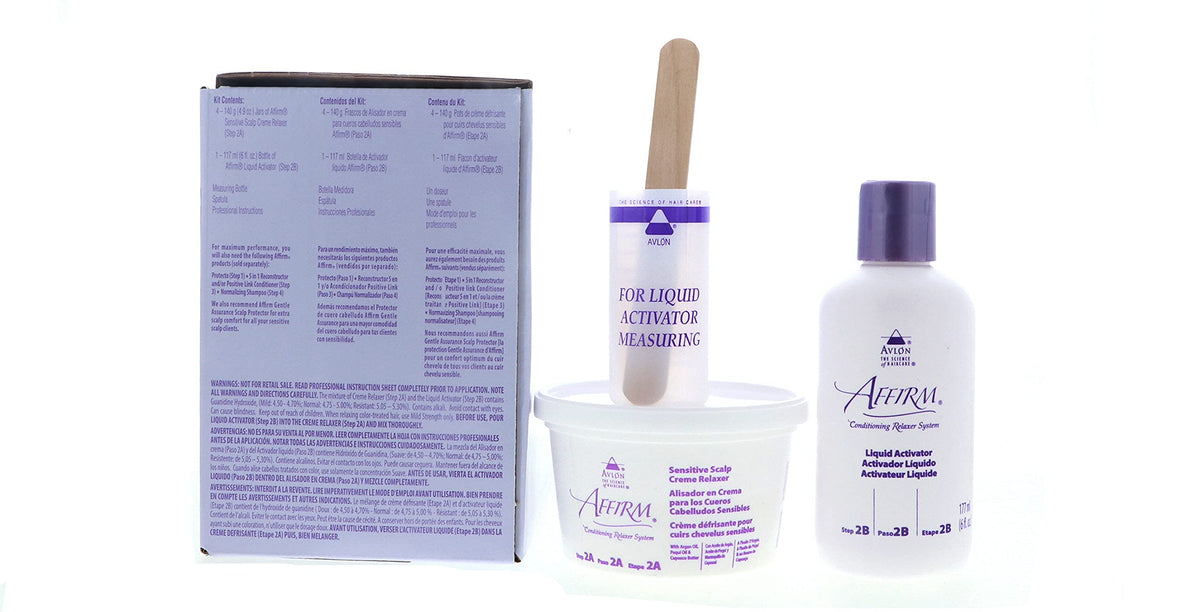 Affirm aftercare products and tools displayed to preserve hair moisture and shine
