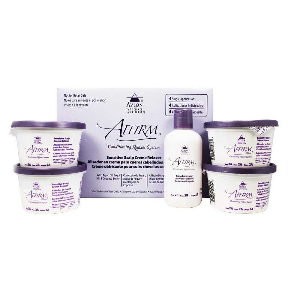 Affirm front packaging showing kit components for easy identification and planning