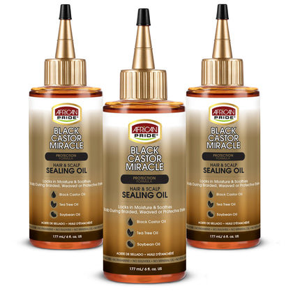 African Pride front packaging showing bottle and label with moisture-lock benefits