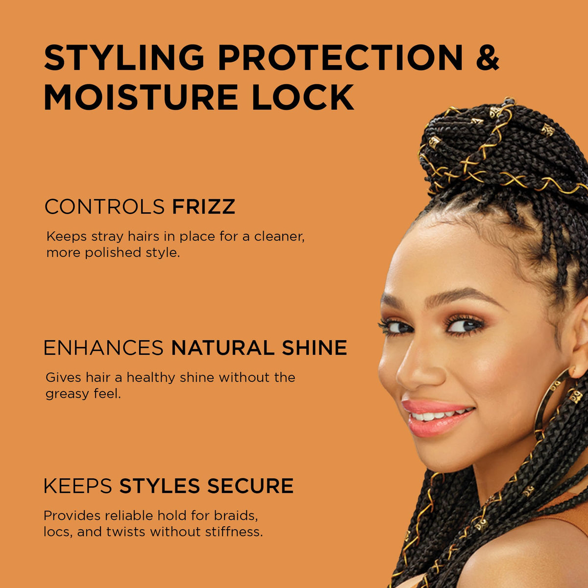 African Pride open jar close-up of smooth gel texture for easy application