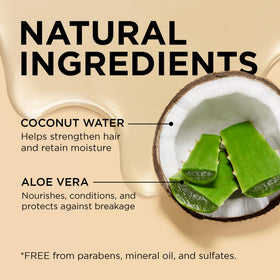 African Pride pouring texture demonstrating product slip and light hydration for smoother combing