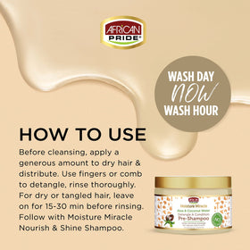 African Pride ingredient list closeup showing sulfate-free formula reassurance
