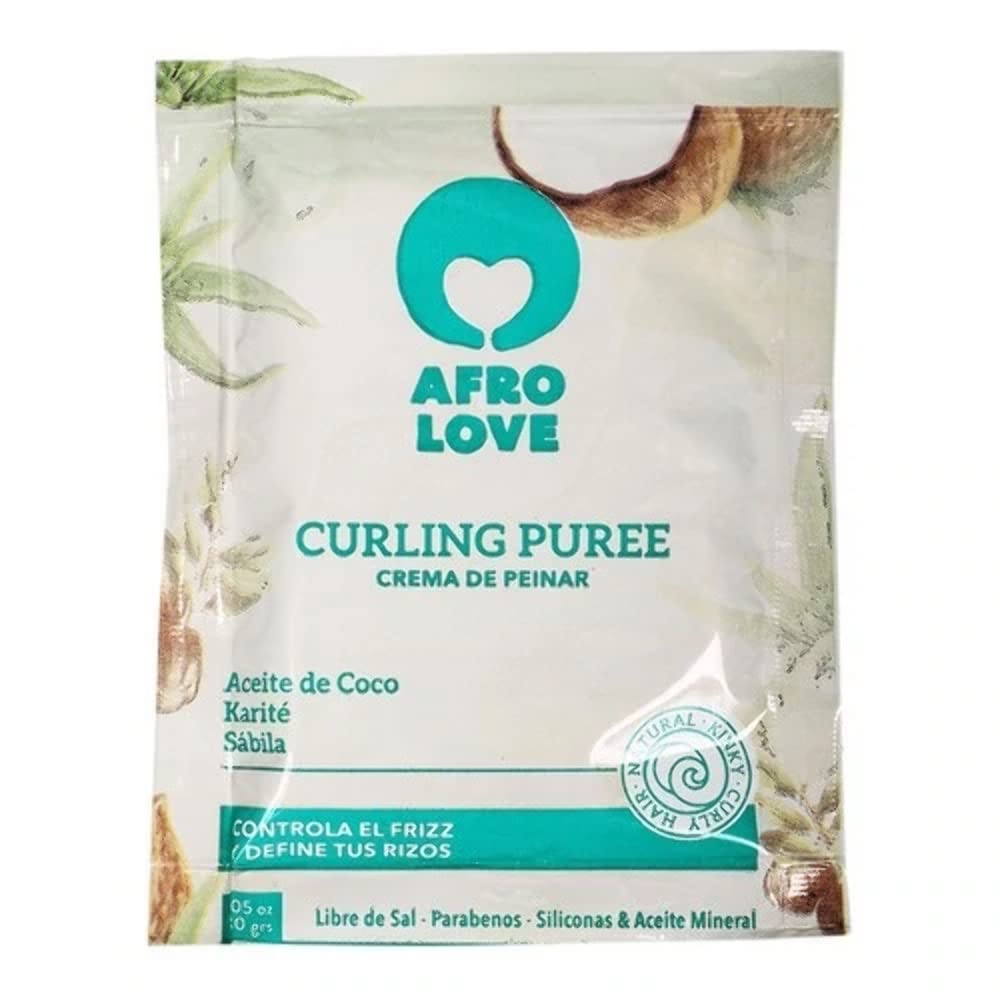 Afro Love in use woman diffusing curls for defined frizz-free hold and volume