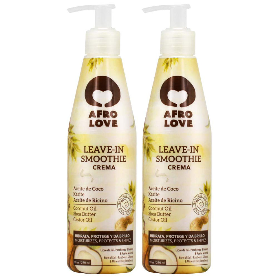 Afro Love front packaging showing jar and benefits for hydrated curls