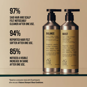 AG Care shampoo lather in hand showing gentle foaming and easy rinse