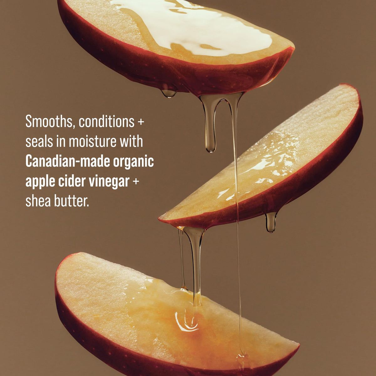 AG Care creamy conditioner texture on palm showing smooth slip for detangling