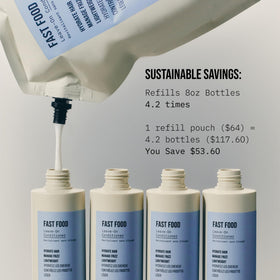 AG Care being applied to damp hair for easier detangling and smoothness