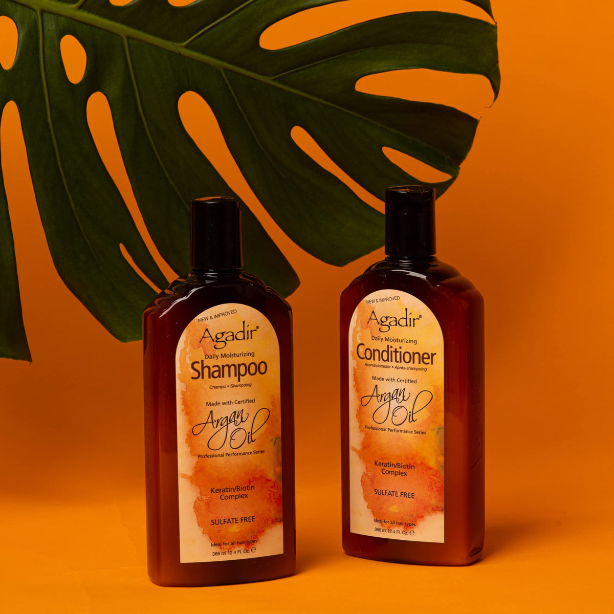 Agadir conditioner texture close-up highlighting silky formula for smooth detangling