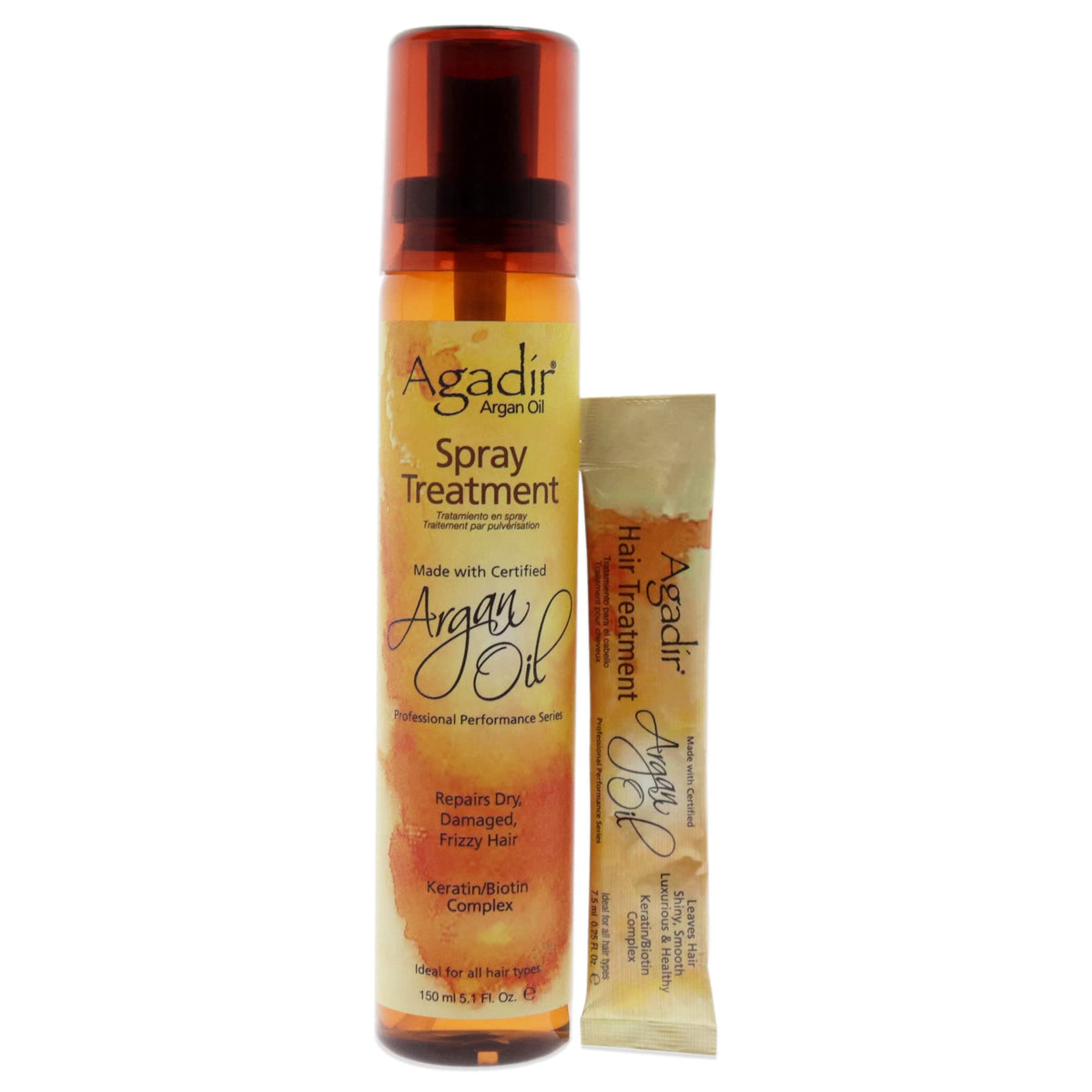 Agadir bottle front packaging showing product name and benefits