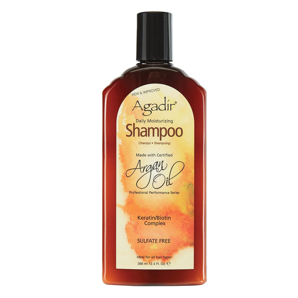 Agadir bottle front packaging showing label and benefits for everyday use