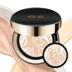 AGE20'S compact front packaging showing elegant branding and compact benefit