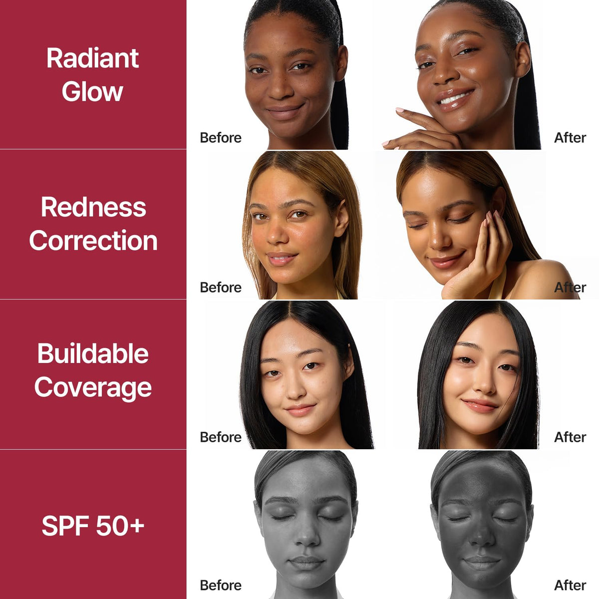 AGE20'S compact with mirror and sponge for quick touch-up convenience