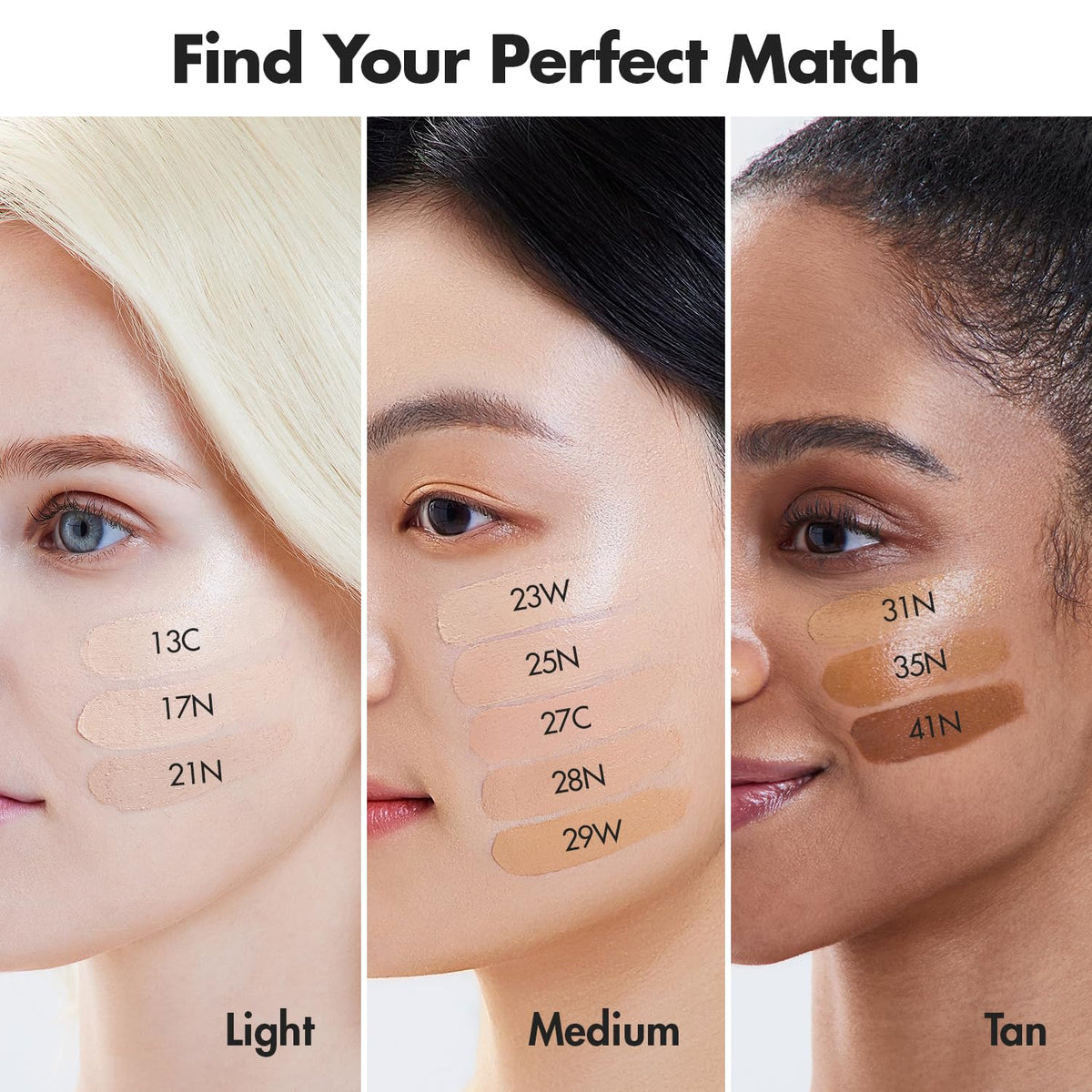 AGE20'S model wearing dewy finish demonstrating natural radiant skin benefit