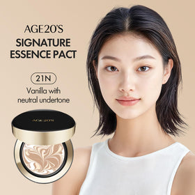 AGE20'S packaging label highlighting ingredients and SPF protection