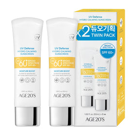 AGE20'S front packaging showing SPF60+ and product benefits