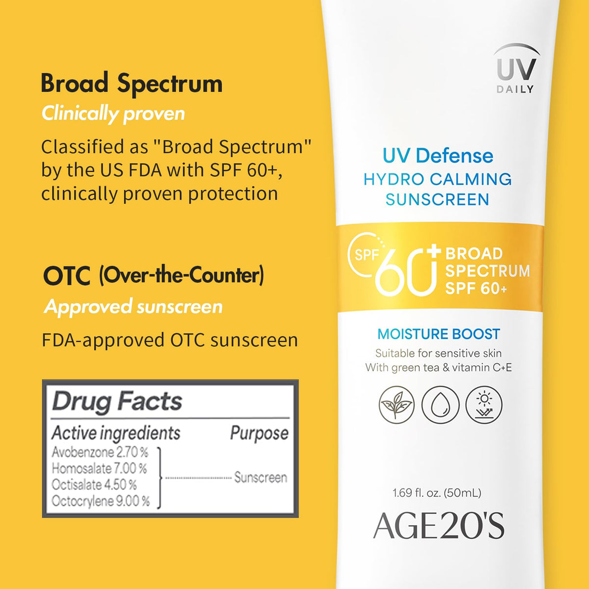 AGE20'S sunscreen used under foundation as a dewy primer