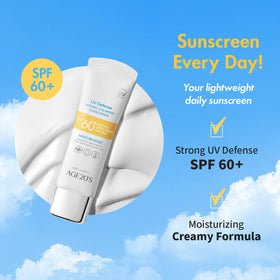 AGE20'S pump dispensing lotion highlighting easy, mess-free application