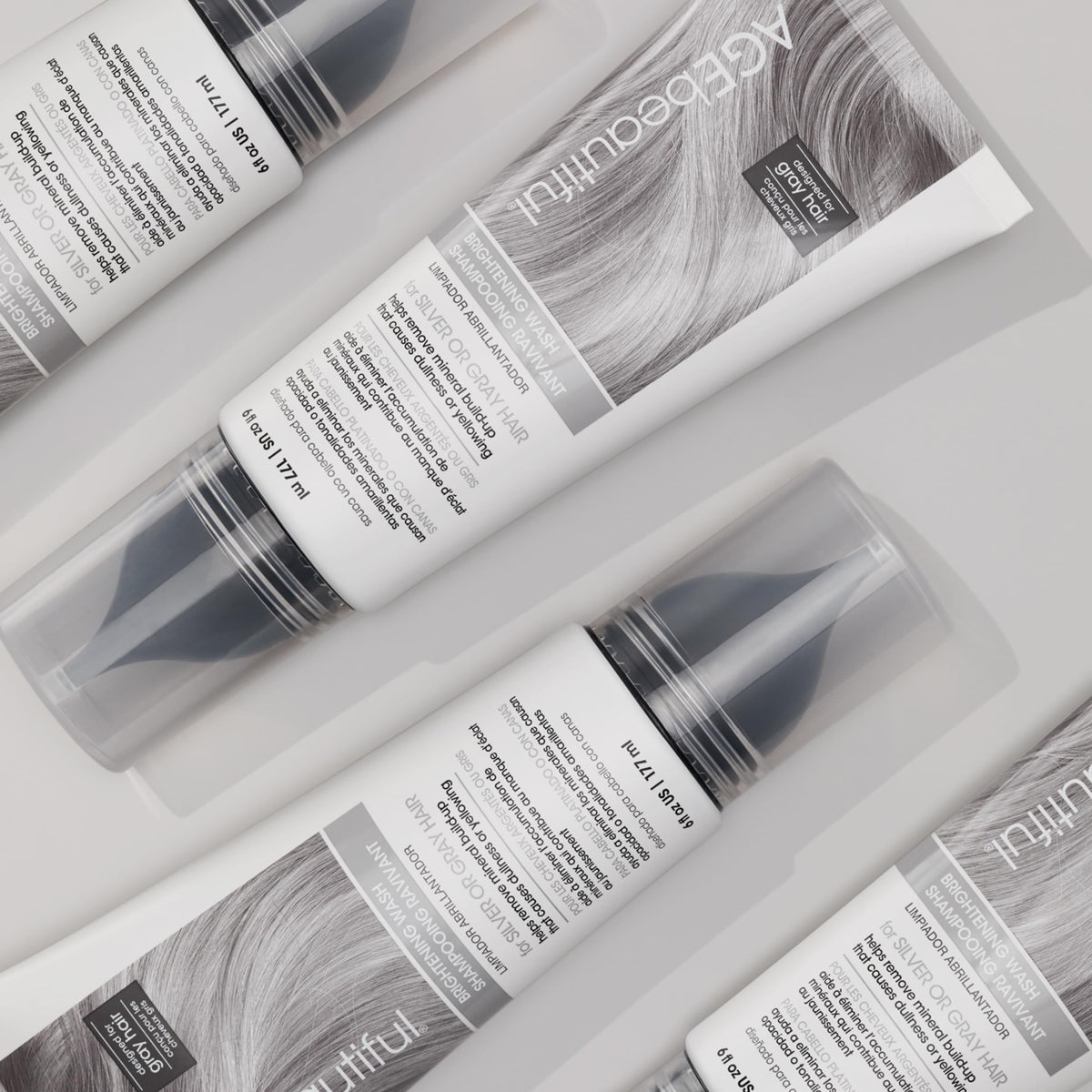 AGE beautiful texture foam close-up showing gentle clarifying lather