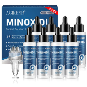 AGIKENB front pack showing eight bottles and labels for long-term use