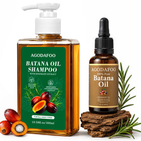 Agodafoo Batana bundle front packaging showing duo and benefits