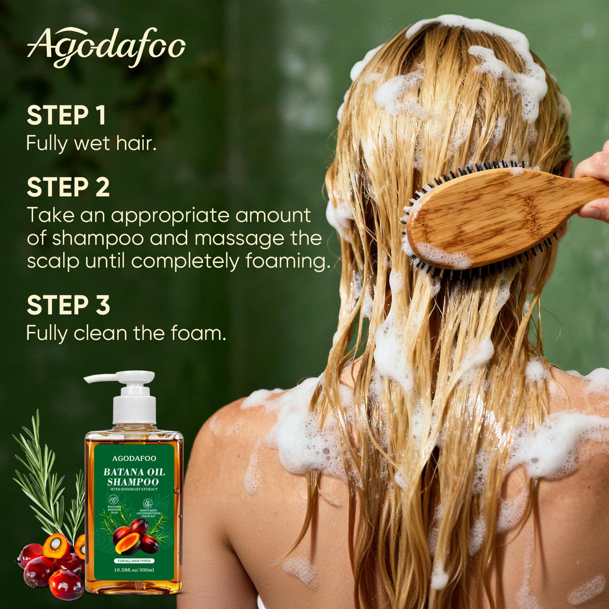 Agodafoo bathroom vanity lifestyle shot suggesting daily routine uplift