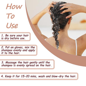 Agthyuve application on wet hair showing easy at‑home coloring