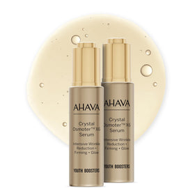 AHAVA front packaging showing dual 1 fl oz serums and brand