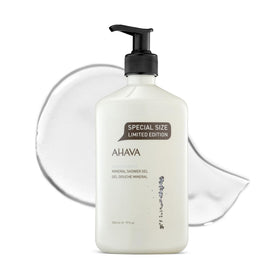 AHAVA bottle front packaging showing product name and clean design benefits