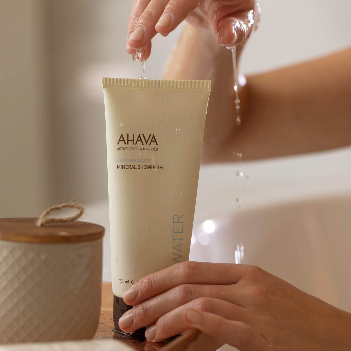 AHAVA Dead Sea minerals pile illustrating mineral-rich benefit