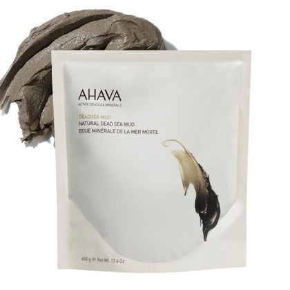 AHAVA jar front view showing label and 13.6 oz size for clear identification and benefit
