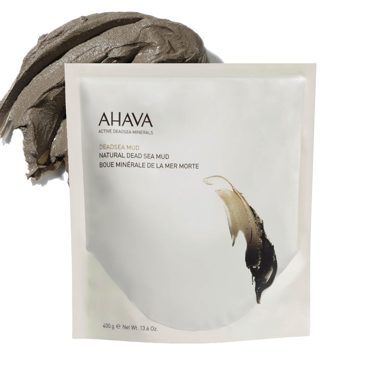 AHAVA jar front view showing label and 13.6 oz size for clear identification and benefit