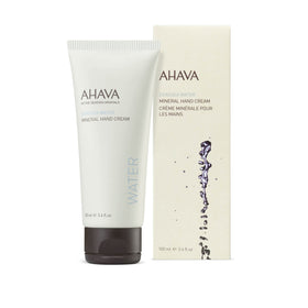 AHAVA cream texture closeup highlighting smooth, fast absorbing formula