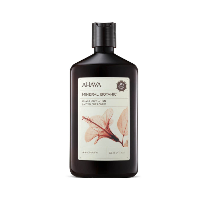 AHAVA front packaging showing bottle and label, highlights mineral-rich hydration