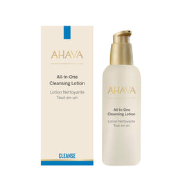 AHAVA milky texture closeup demonstrating soft emulsion and easy makeup removal