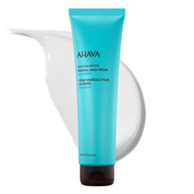 AHAVA front tube view showing label and 5.1 fl oz size, portable hydration benefit