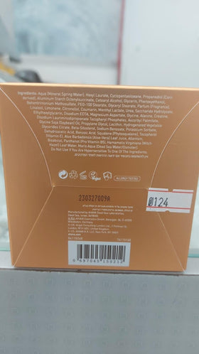 AHAVA detailed label focusing on Osmoter and ingredient list to highlight mineral benefits