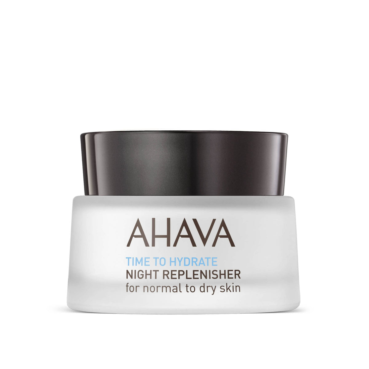 AHAVA Time To Hydrate front jar showing product branding and size