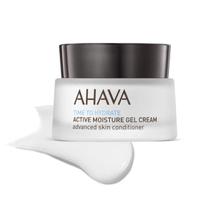 AHAVA Time To Hydrate front jar showing clean design and brand identity