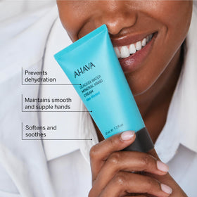 AHAVA travel tube inside a purse highlighting portability and on-the-go use