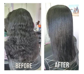 Ahglow application in salon setting with stylist applying for professional results