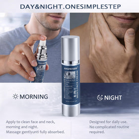 Ahgmeside applied after shave on jawline showing soothing effect and quick dryness benefit