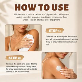 AHHUE patch application peel-and-stick on skin for easy use