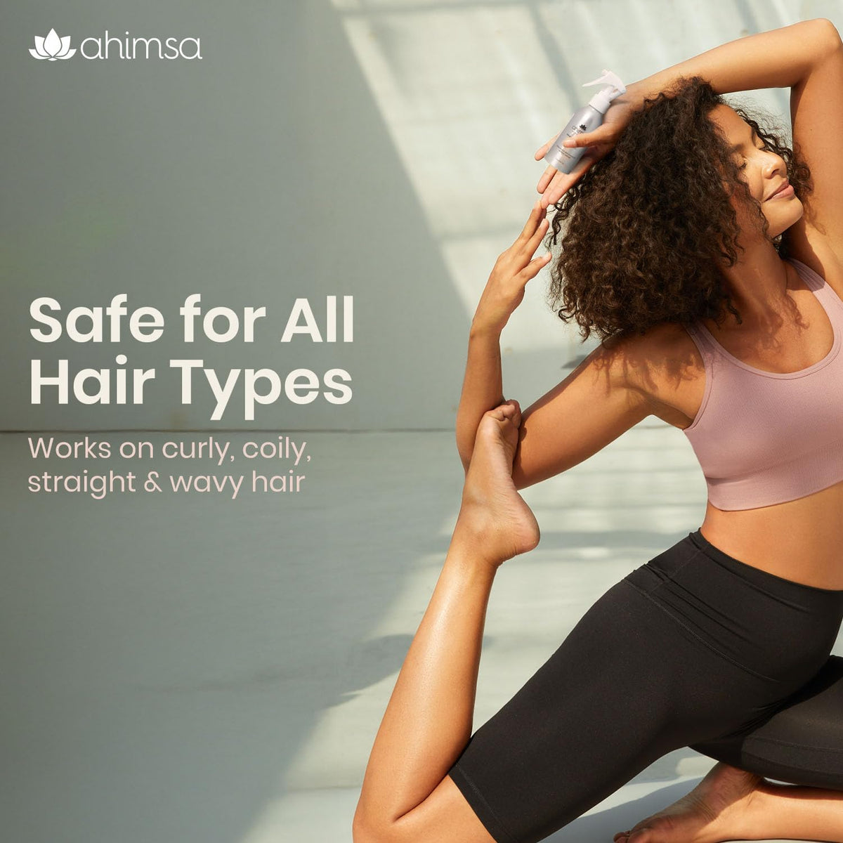 Ahimsa label ingredients detail highlighting amla and clean formulation