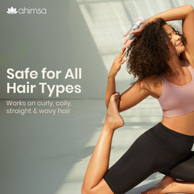 Ahimsa label ingredients detail highlighting amla and clean formulation