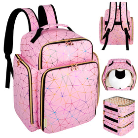 ahzske front view backpack showing organized storage benefit